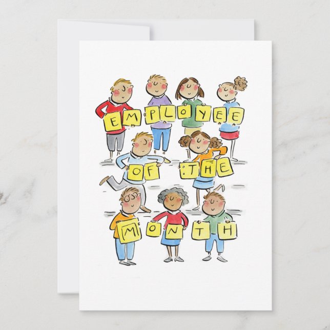 Invitación Empleado del mes (Anverso)