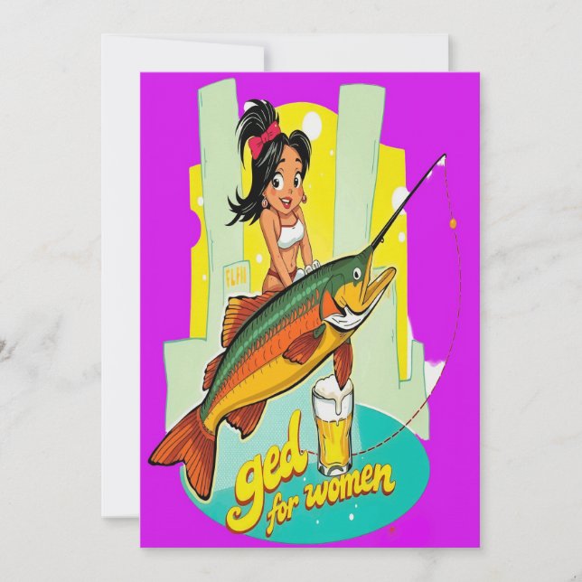 Invitación Empoderar a las mujeres en la pesca (Anverso)