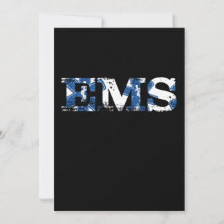 Invitación EMS EMT Médica Caducto paramédico Medicina Ambulan