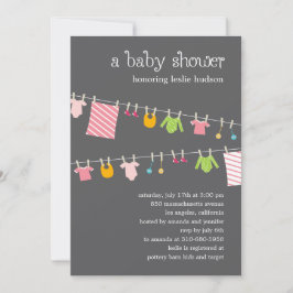 Invitación en Baby Shower a la línea de ropa de Mo