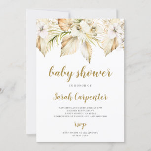 Invitación en Baby Shower al Boho Desert