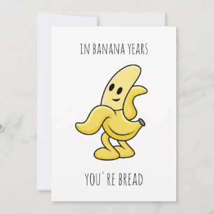 Invitación En Banana Years Funny Birthday Gift