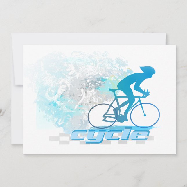 Invitación en bicicleta (Anverso)