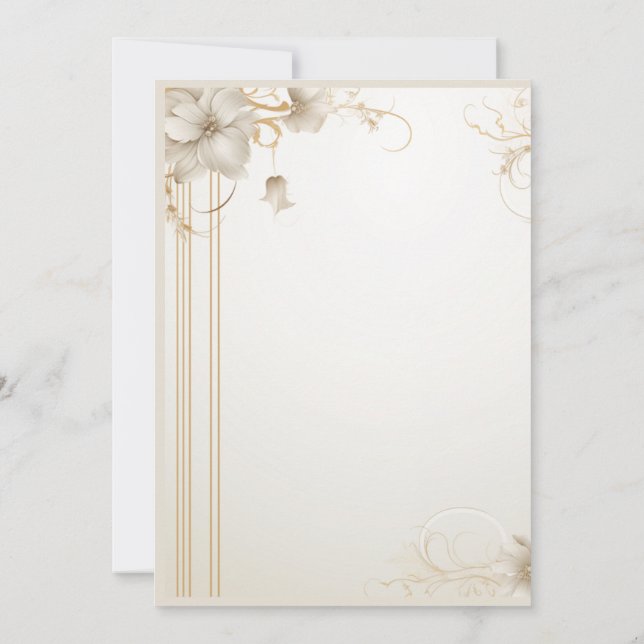 Invitación en blanco (Reverso)