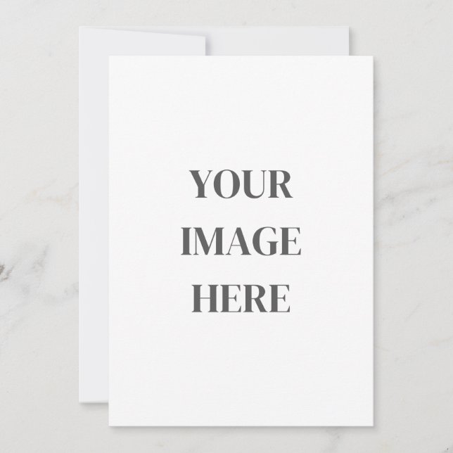 Invitación en blanco 5x7 (Anverso)