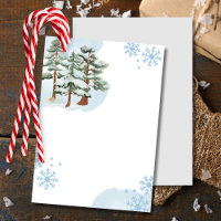 En blanco Agrega Tu Propia Nieve invernal copo de 