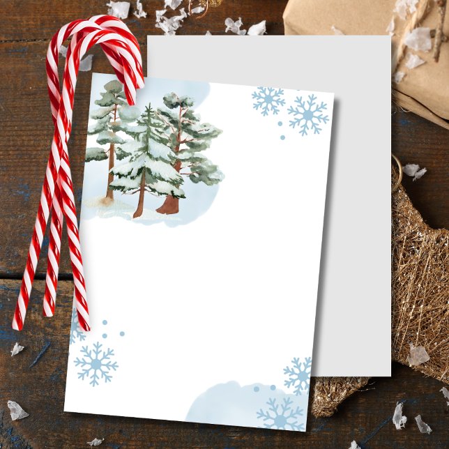 Invitación En blanco Agrega Tu Propia Nieve invernal copo de  (Subido por el creador)