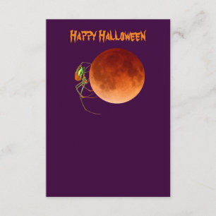 Invitación en blanco del fiesta de Halloween de la