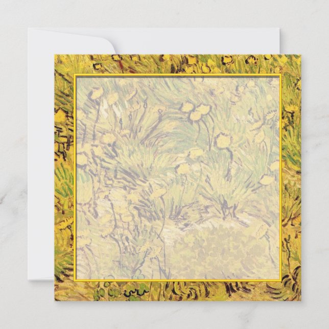 invitación en blanco para fiestas de otoño (Anverso)