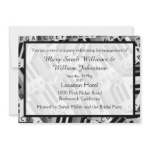 Invitación en blanco y negro del Partido de la Par