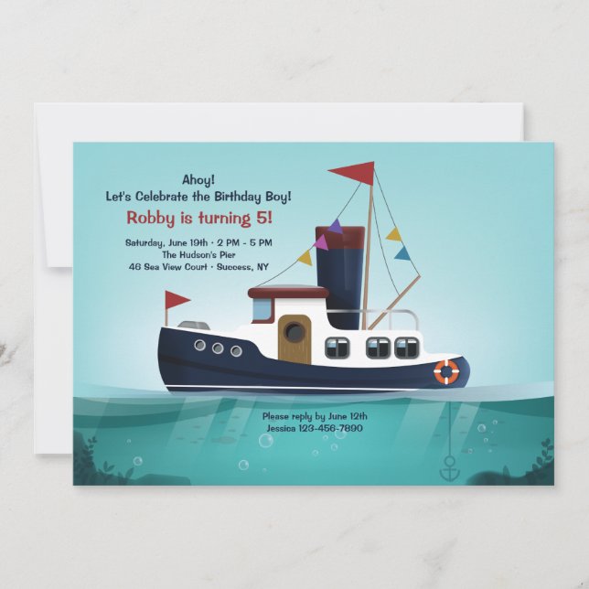Invitación en bote de tugurios (Anverso)
