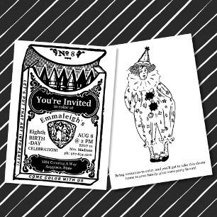 Invitación en caja de cartón