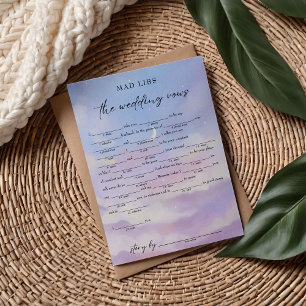 Invitación En Cloud 9 Boda vota juego de libs de novias