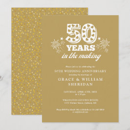 Invitación En el 50° aniversario de los Bodas