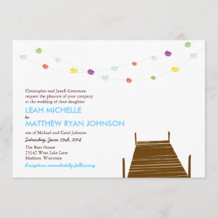 Invitación En el boda del agua invite