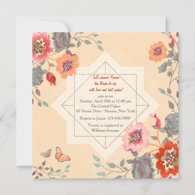 Invitación en el cuadrado (Anverso)