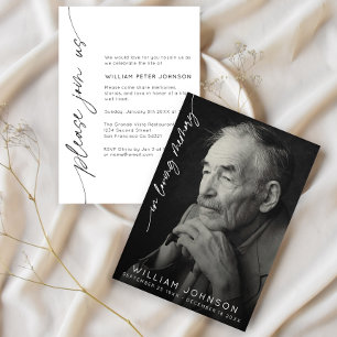 Invitación En el funeral de recuerdo de amor