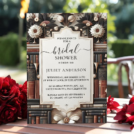 Invitación En el viejo club de retro de libros inglés, cubier