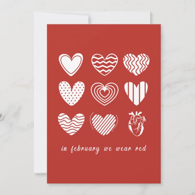 Invitación En Febrero, Concienciamos Sobre Las Enfermedades D (Anverso)