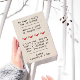 Invitación "En Funda no lo digo lo suficiente" El día de San 