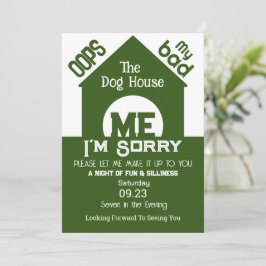 Invitación En la Casa del Perro lo siento