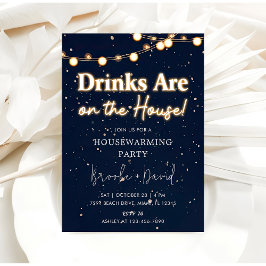 Invitación En La Casa Se Sirven Bebidas Fiestas Para El Calen