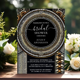 Invitación En la ducha de novias tradicional de Nigeria afroa