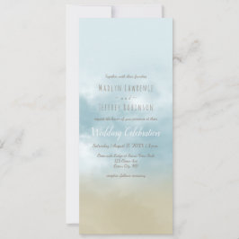 Invitación En la orilla de la playa de surf