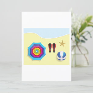 Invitación En La Playa