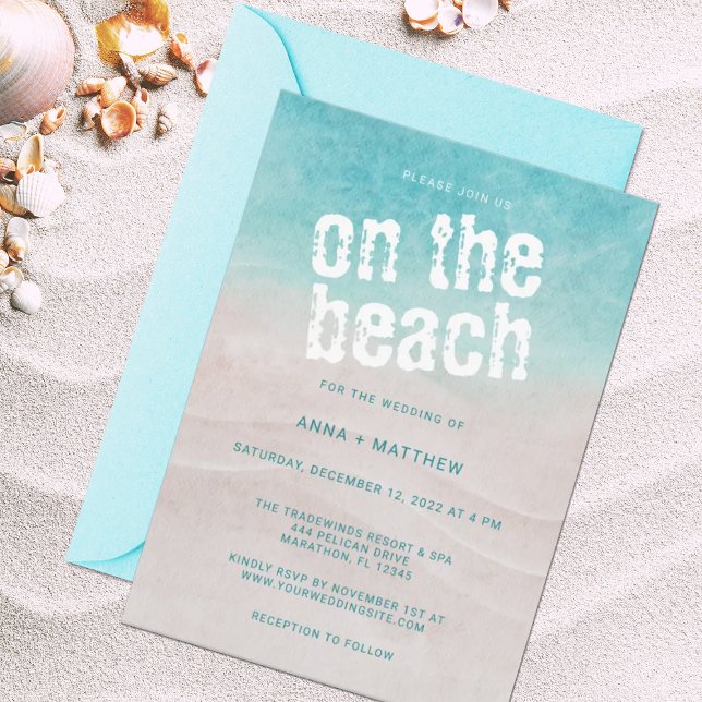 Invitación En La Playa, La Acuarela Tropical (Subido por el creador)