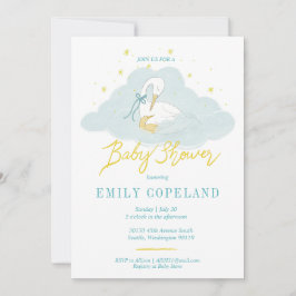 Invitación En las nubes - Baby Shower