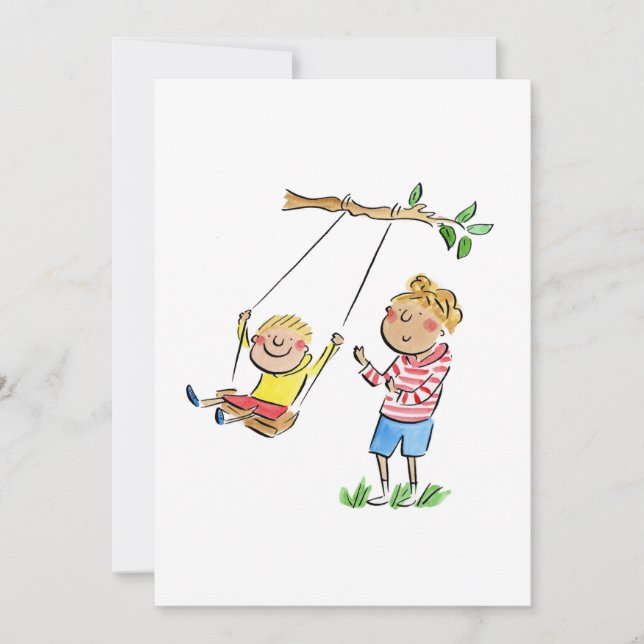 Invitación En las oscilaciones (Anverso)