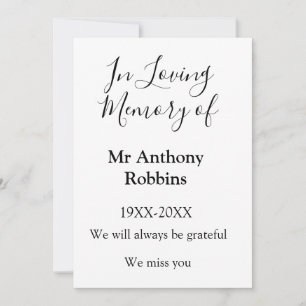 Invitación En Lograr la memoria del nombre del recuerdo del f