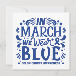 Invitación En marzo llevamos una conciencia sobre el cáncer d