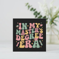 en mi época de maestría graduación maestro grado