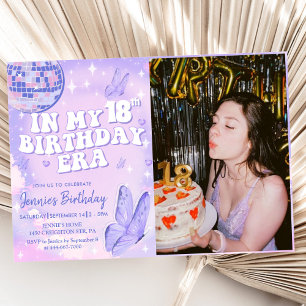 Invitación En mi Fiesta de la era de los 18 años