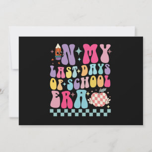 Invitación En mi última era de días de escuela Vida de maestr