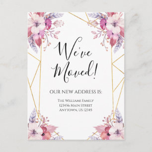Invitación en movimiento Boho florido floral