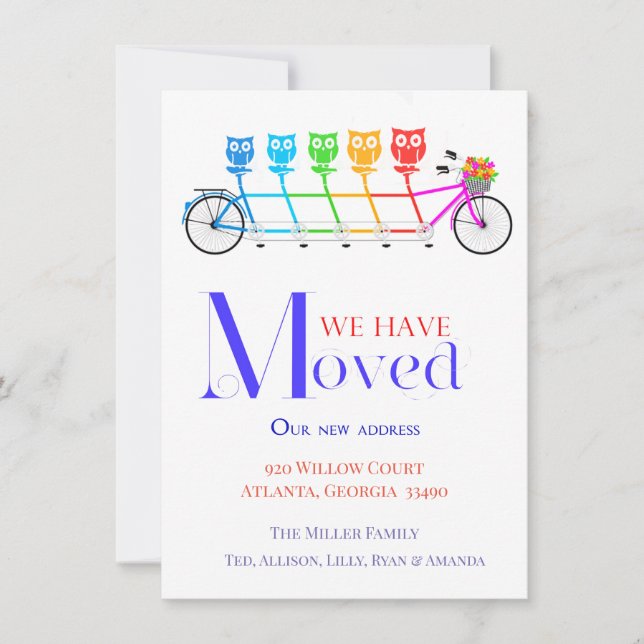 invitación en movimiento brillante y colorida para (Anverso)