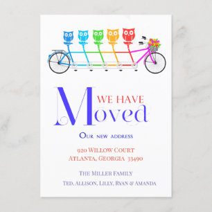 invitación en movimiento brillante y colorida para