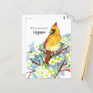 Invitación en movimiento Cardenal de Virginia Dogw