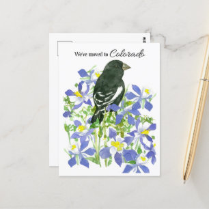 Invitación en movimiento Colorado Bunting Columbin