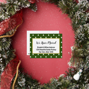 Invitación en movimiento de árboles de Navidad ver