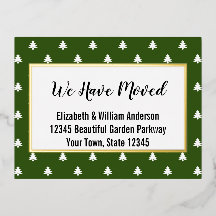 Invitación en movimiento de árboles de Navidad ver