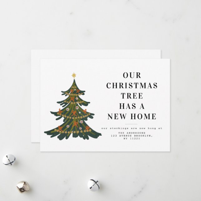 invitación en movimiento de feriado de árboles de  (Anverso/Reverso In Situ)