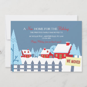 Invitación en movimiento de hogares cubiertos de n