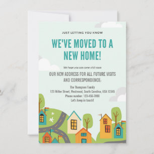 Invitación en movimiento de la casa de miel
