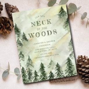 Invitación en movimiento de la elegancia forestal