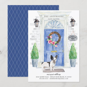 Invitación en movimiento de la puerta delantera de