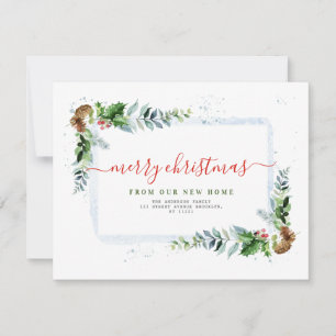 Invitación en movimiento de navidad moderna